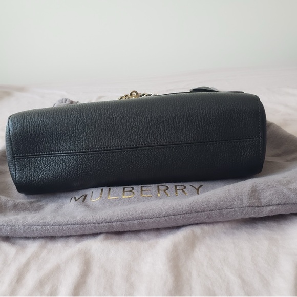 Mulberry Medium Lily Black Shoulder Bag - Picture 6 of 16